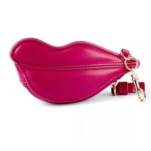 Diane von Fürstenberg DvF lips coin pouch bag wallet collab sold out nwt pink